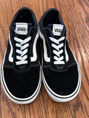 Vans Black and White Old Skool Skate Shoes